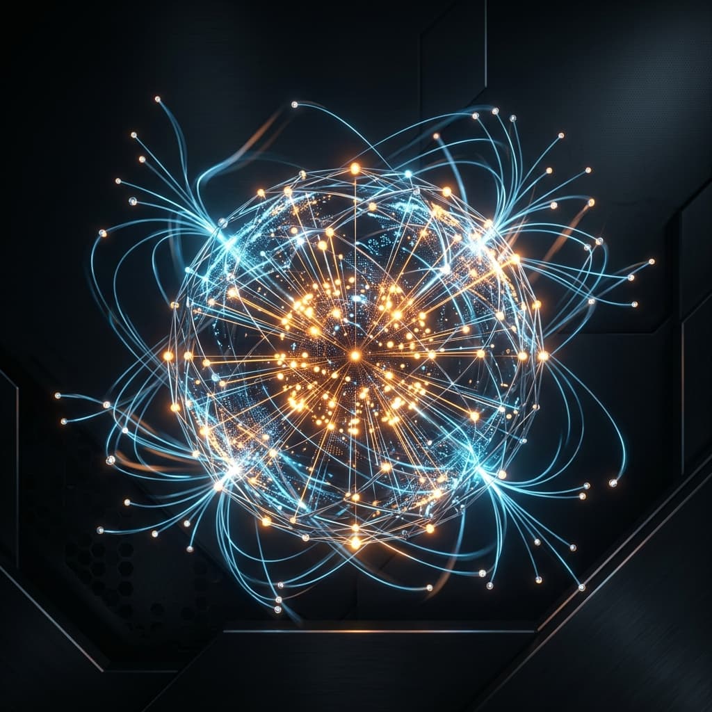 Digital connection abstract